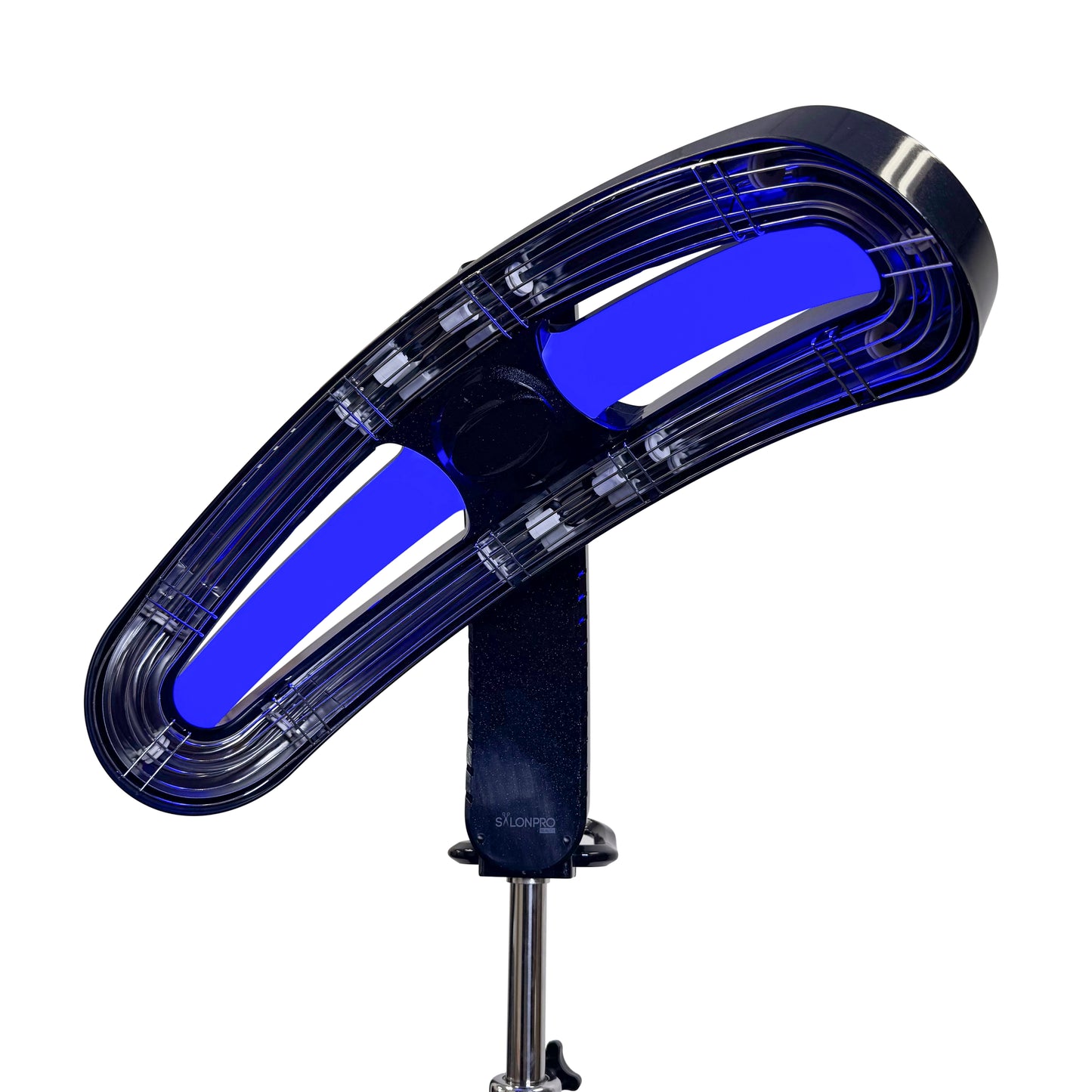 SalonPro Orbiting Halo Procesador de color de cabello infrarrojo profesional y acelerador de secador multifunción con base rodante - Gris