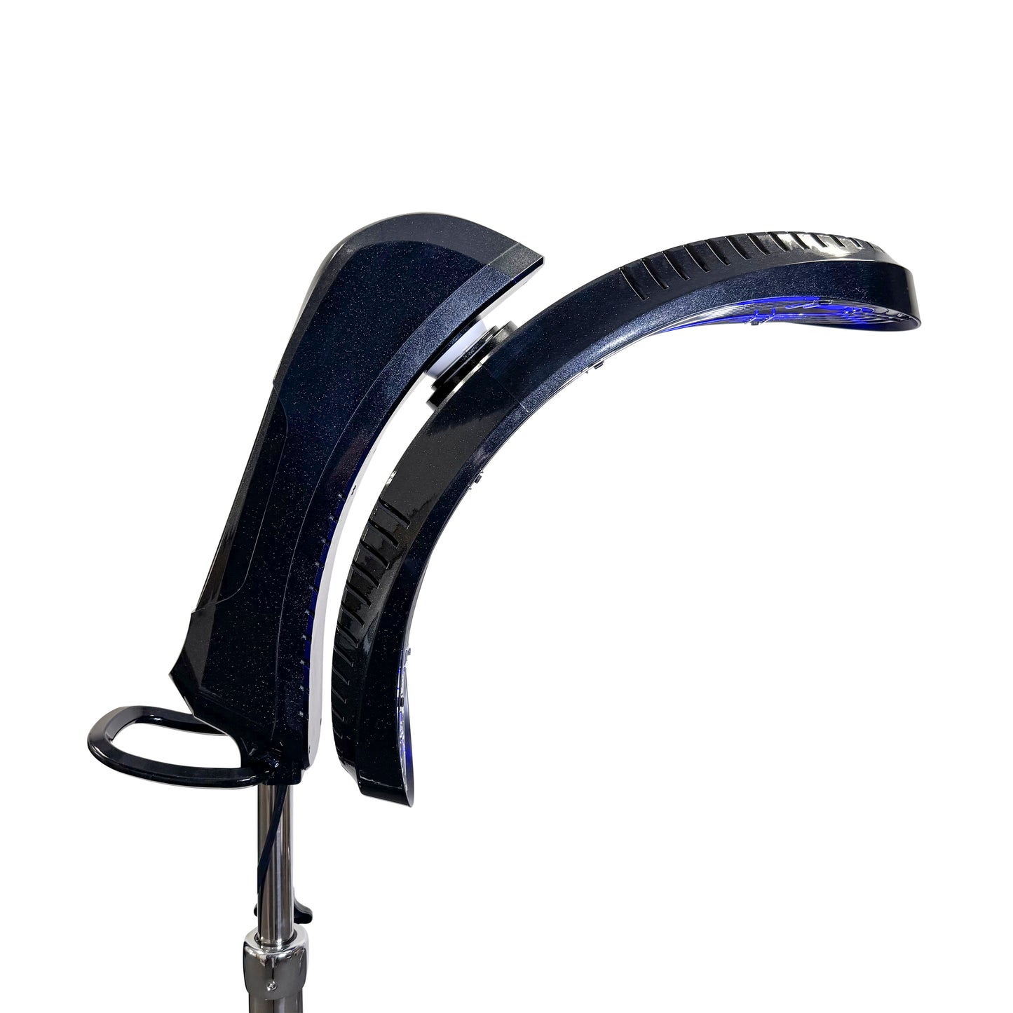 SalonPro Orbiting Halo Procesador de color de cabello infrarrojo profesional y acelerador de secador multifunción con base rodante - Gris