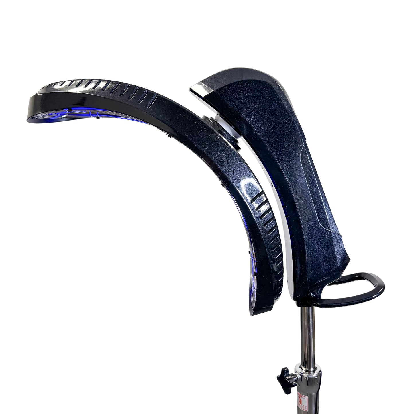 SalonPro Orbiting Halo Procesador de color de cabello infrarrojo profesional y acelerador de secador multifunción con base rodante - Gris