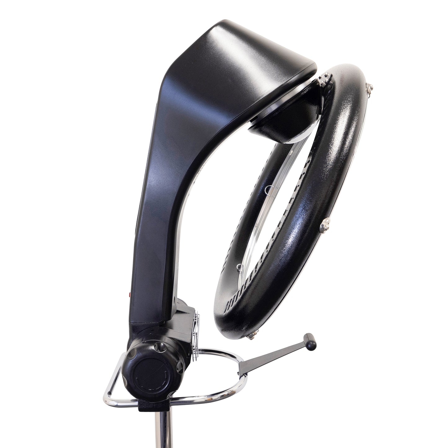 SalonPro Orbiting Halo Infrared Hair Color Processor & Dryer - Rolling Base, Black