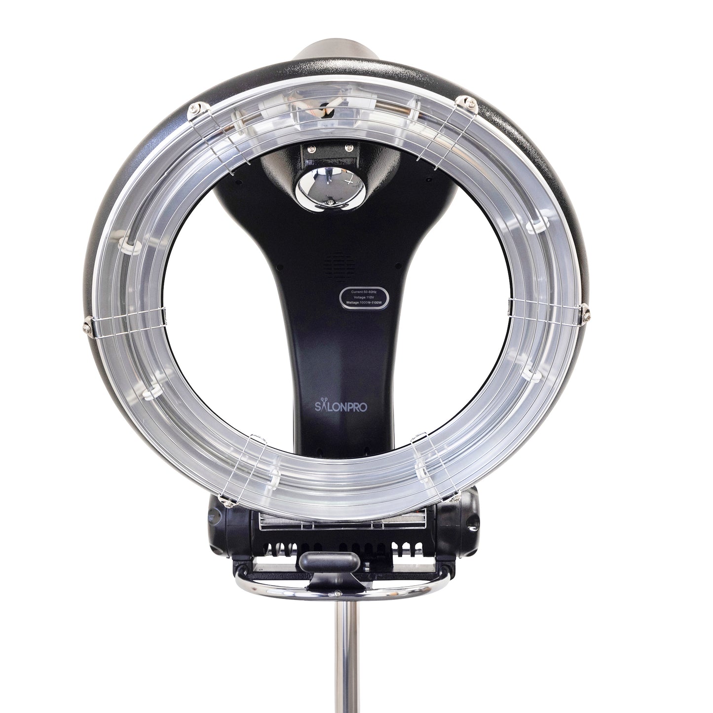 SalonPro Orbiting Halo Infrared Hair Color Processor & Dryer - Rolling Base, Black