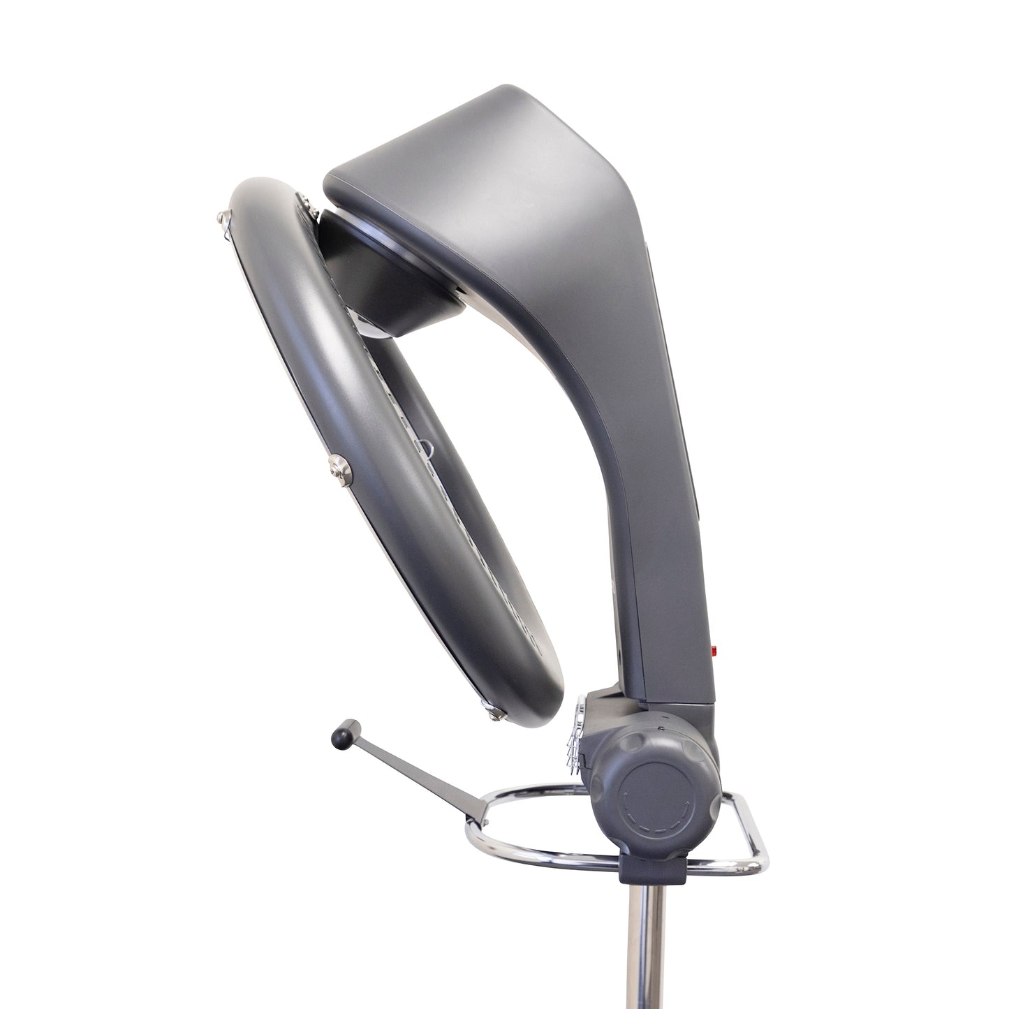 SalonPro Orbiting Halo Processeur de coloration infrarouge professionnel et accélérateur de séchage multifonction avec base roulante – Gris