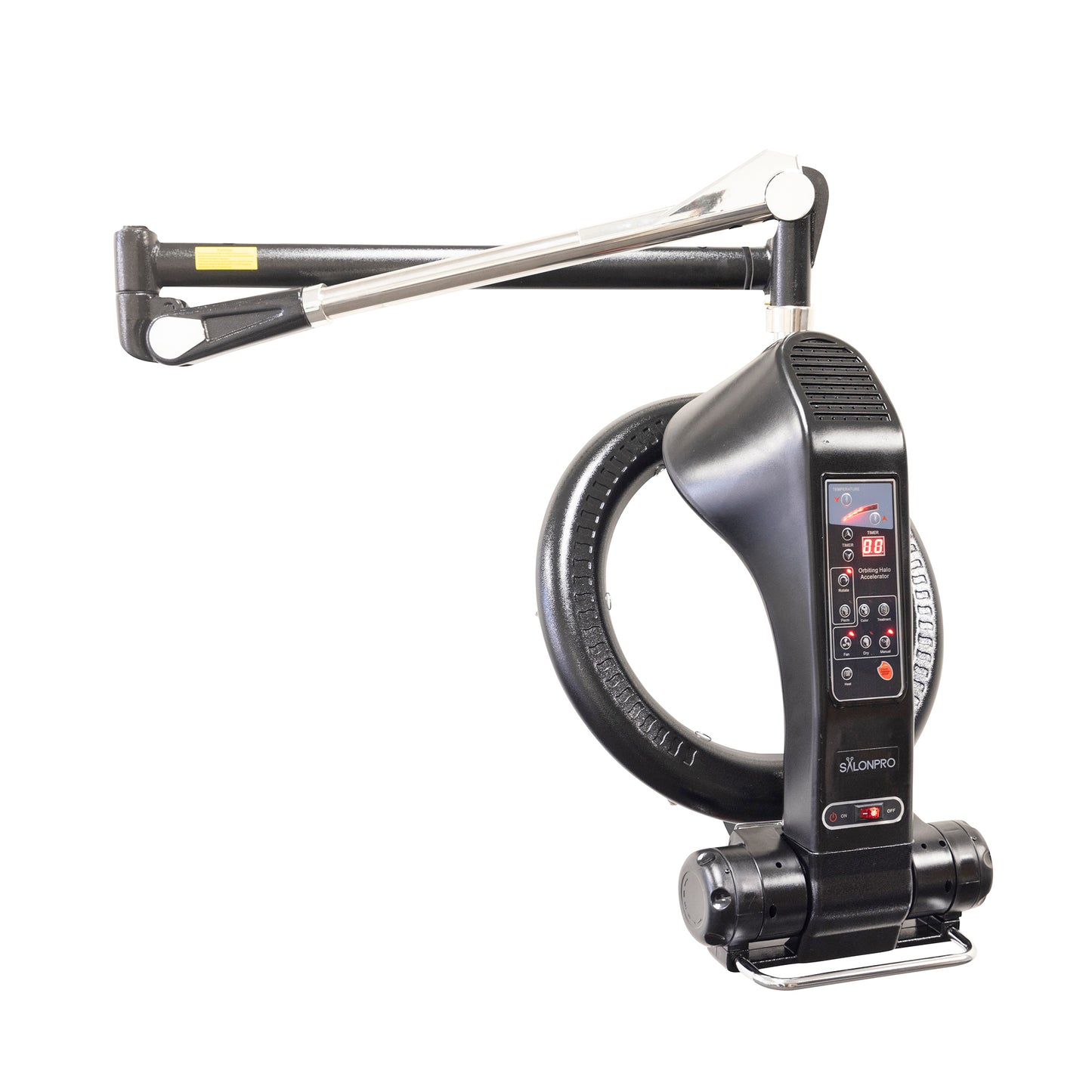 SalonPro Orbiting Halo Infrared Hair Color Processor & Dryer – Wall Mount, Black
