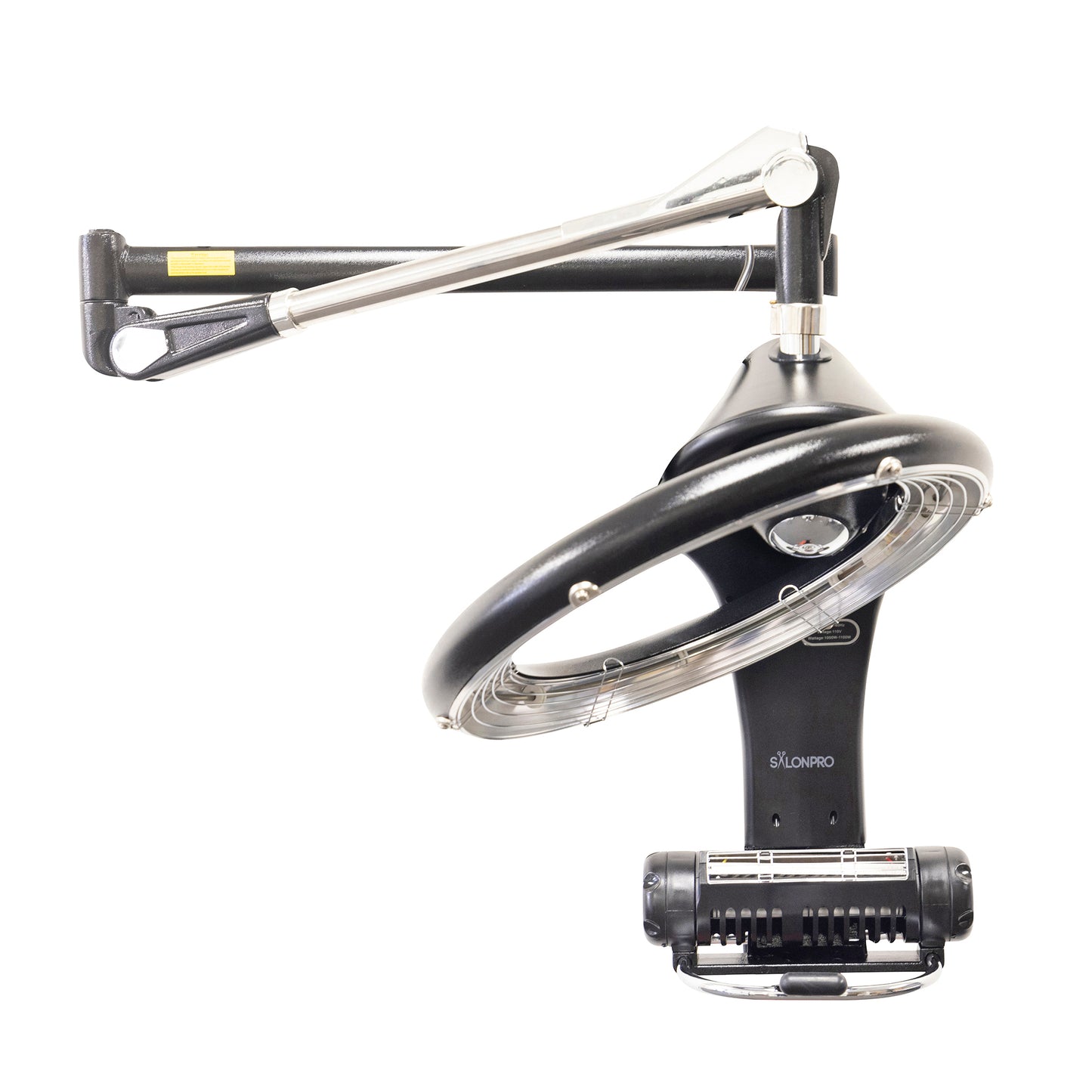 SalonPro Orbiting Halo Infrared Hair Color Processor & Dryer – Wall Mount, Black