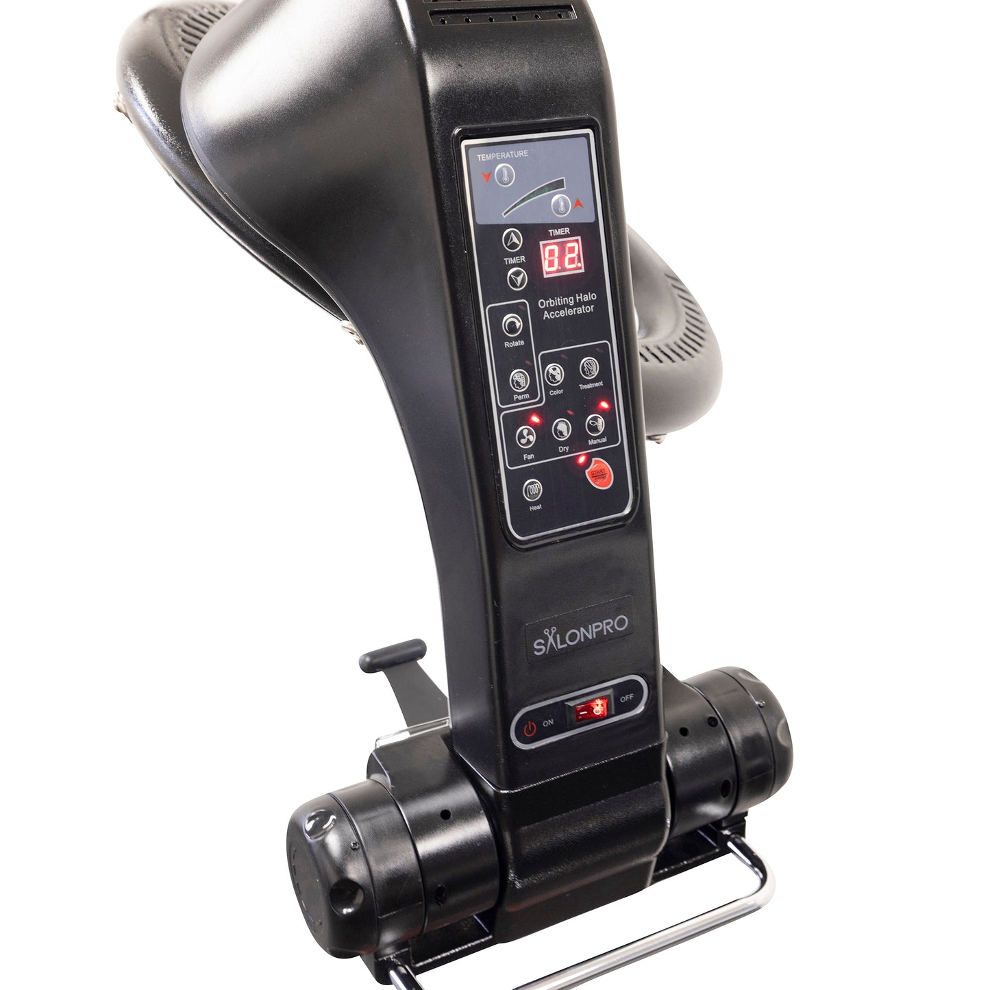 SalonPro Orbiting Halo Infrared Hair Color Processor & Dryer – Wall Mount, Black