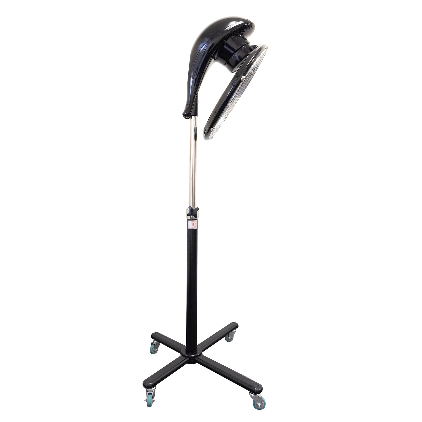 SalonPro Orbiting Halo Procesador y acelerador de color de cabello infrarrojo profesional compacto con base rodante - Negro