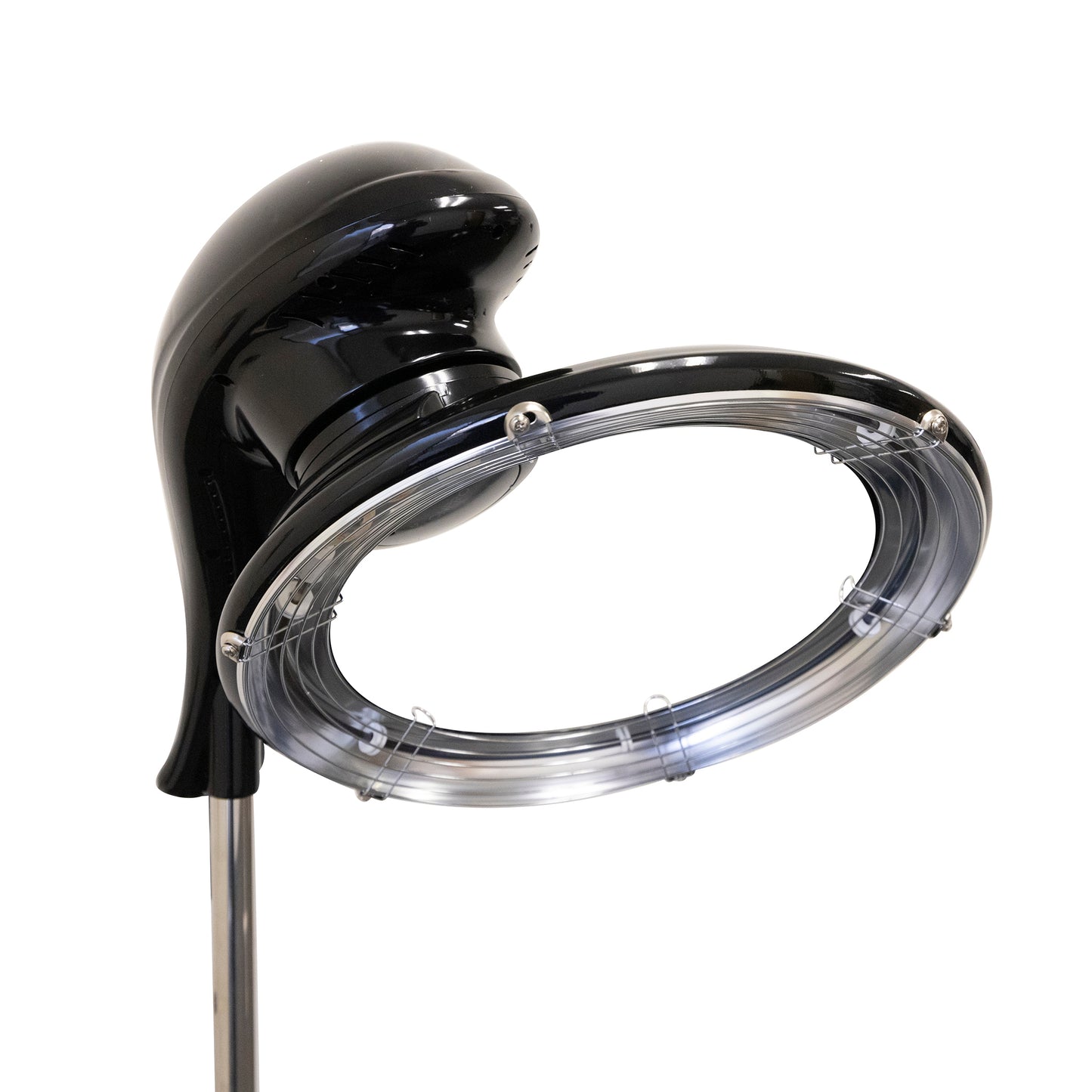 SalonPro Orbiting Halo Procesador y acelerador de color de cabello infrarrojo profesional compacto con base rodante - Negro