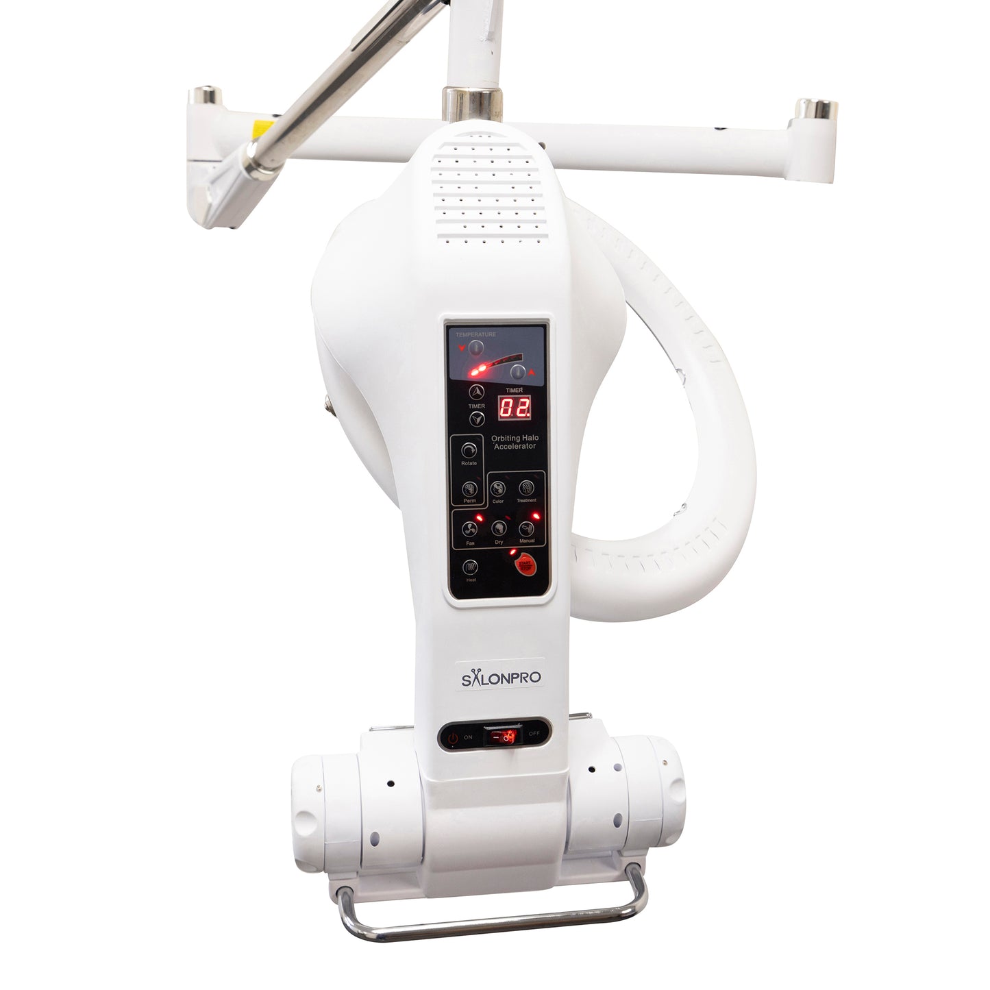 SalonPro Orbiting Halo Infrared Hair Color Processor & Dryer - Wall Mount, White
