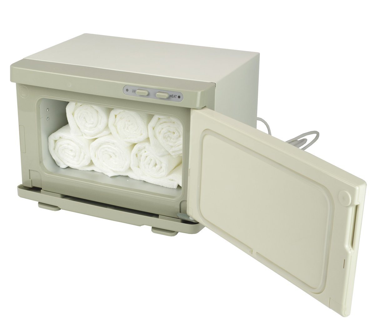 SalonPro UV Mini Towel Warmer Cabinet in White Towel Warmer Cabinet SalonPro Equipment