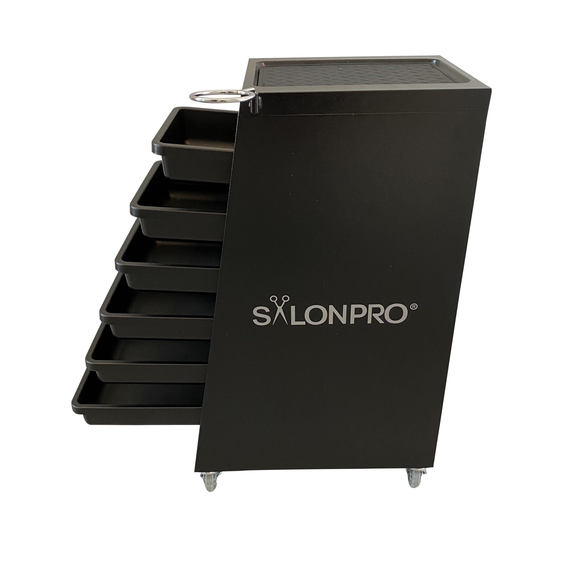 SalonPro 5 Drawer Metal Styling Cabinet Storage & Coloring Trolley w/ Rolling Wheels Styling Trolley SalonPro Equipment
