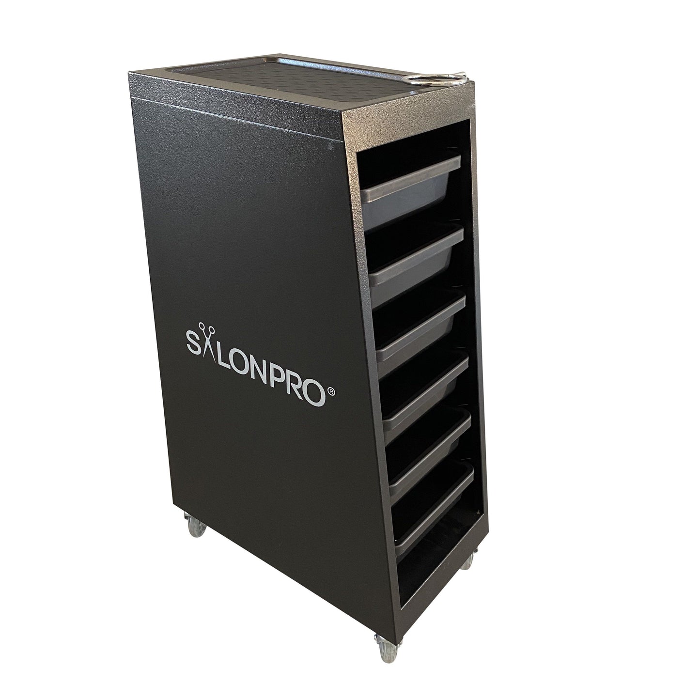 SalonPro 5 Drawer Metal Styling Cabinet Storage & Coloring Trolley w/ Rolling Wheels Styling Trolley SalonPro Equipment