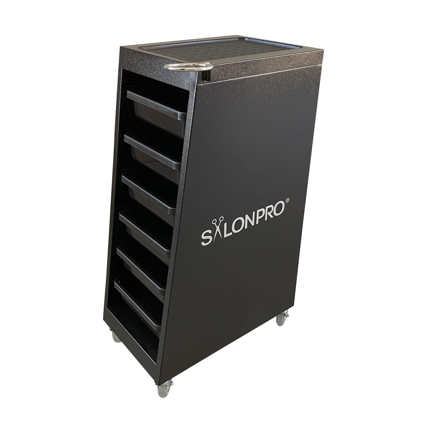 SalonPro 5 Drawer Metal Styling Cabinet Storage & Coloring Trolley w/ Rolling Wheels Styling Trolley SalonPro Equipment