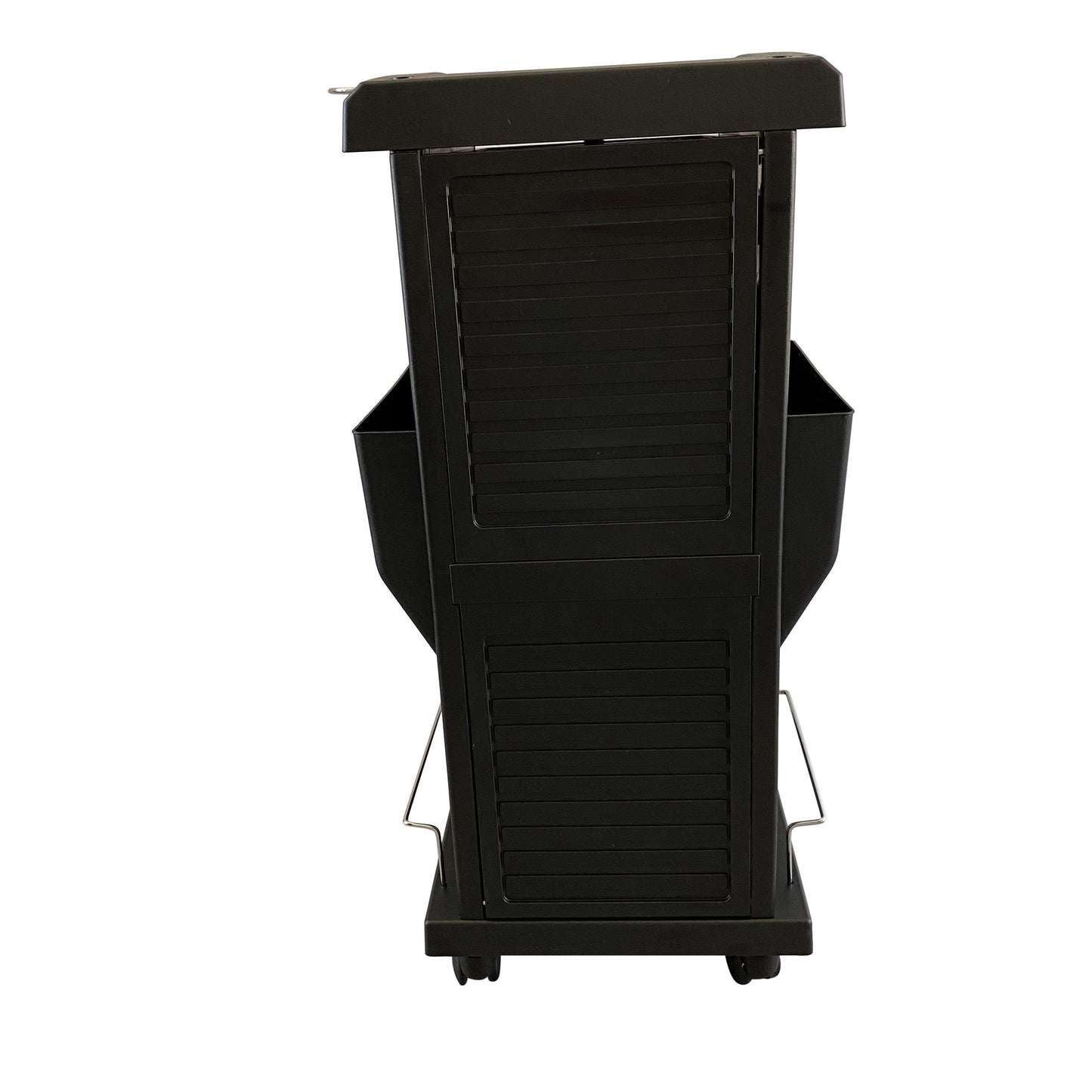 SalonPro Lockable Styling Cabinet Storage & Coloring Trolley w/ Rolling Wheels in Black Styling Trolley SalonPro Equipment