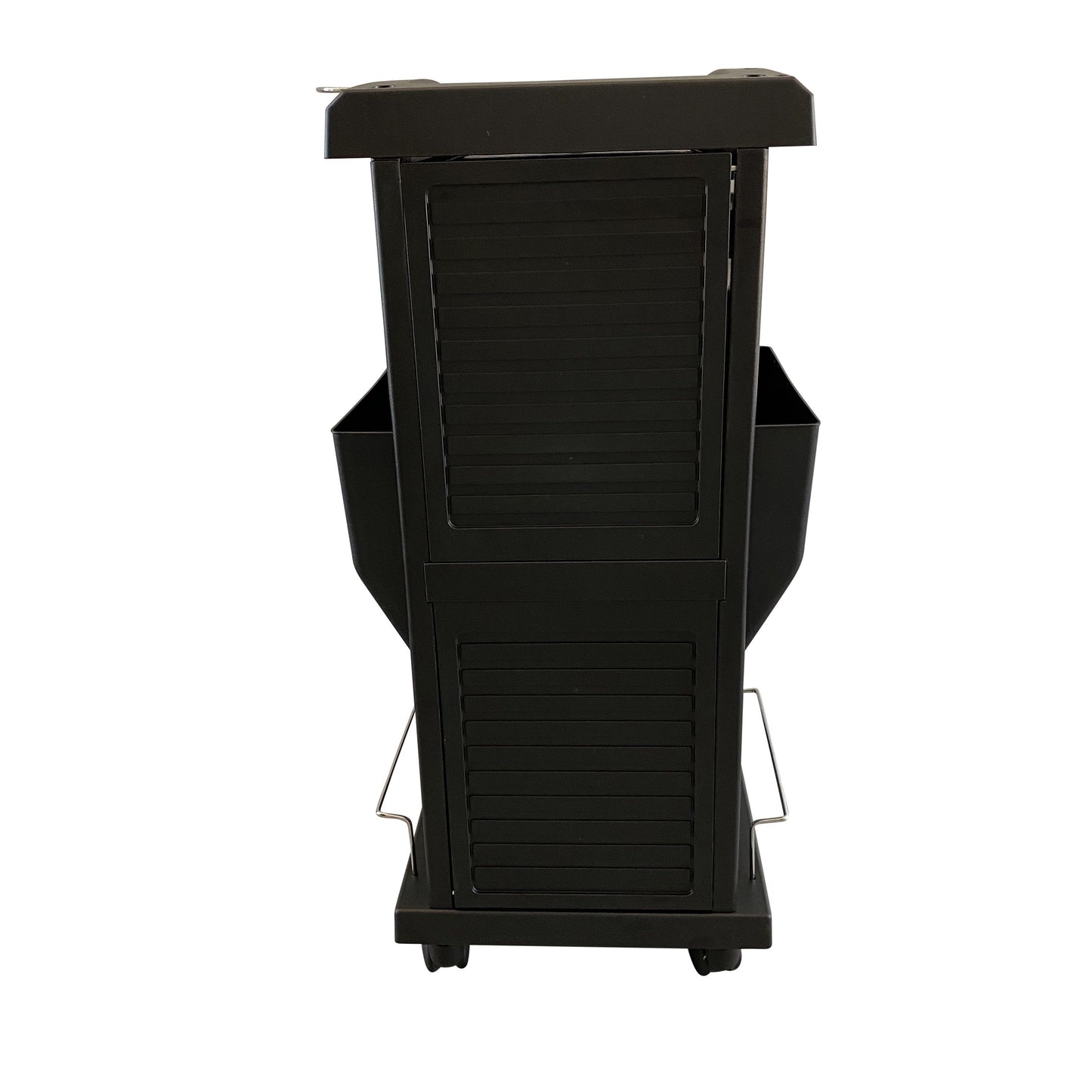 SalonPro Lockable Styling Cabinet Storage & Coloring Trolley w/ Rolling Wheels in Black Styling Trolley SalonPro Equipment