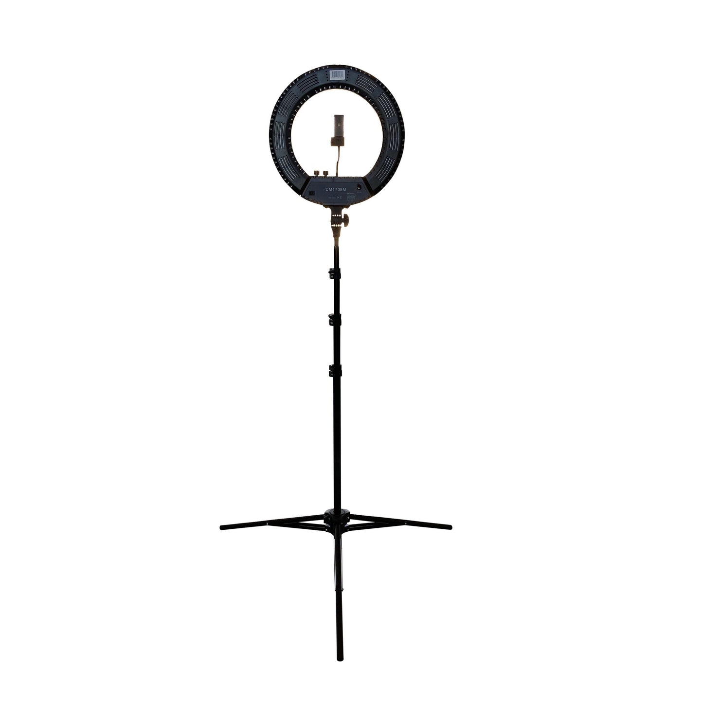 SalonPro LED Adjustable Ring Light for Salon Photography w/ Phone Mount & Mirror Light SalonPro Equipment Black (In-Stock)