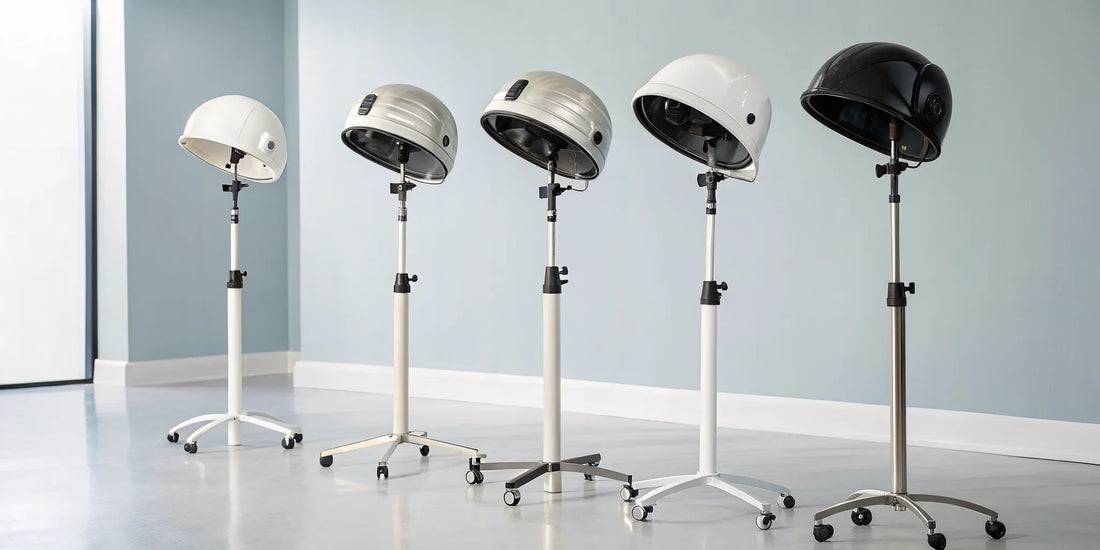 Five of the best portable hooded hair dryers for professional salon use.