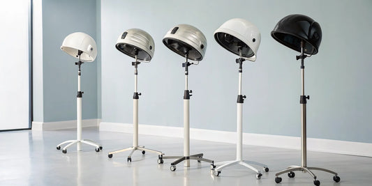 Five of the best portable hooded hair dryers for professional salon use.