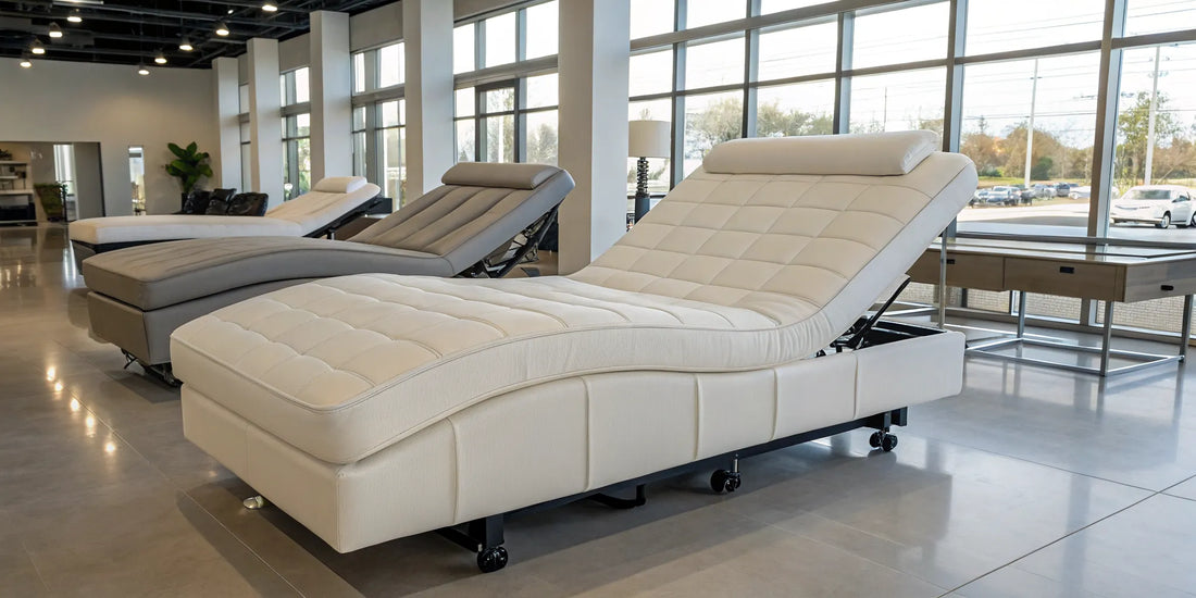 An all-in-one adjustable salon bed for sale, perfect for facials and massage.