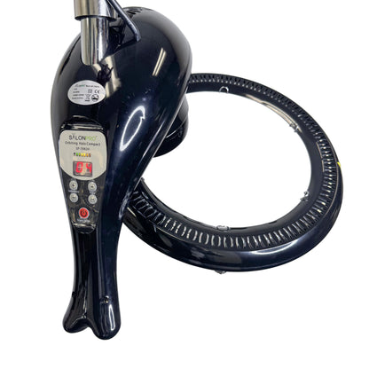 NEW SalonPro Orbiting Halo Compact Infrared Hair Dryer & Color Processor – Wall Mount, Black