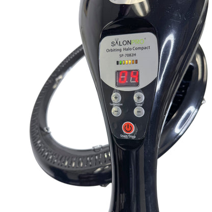 NEW SalonPro Orbiting Halo Compact Infrared Hair Dryer & Color Processor – Wall Mount, Black