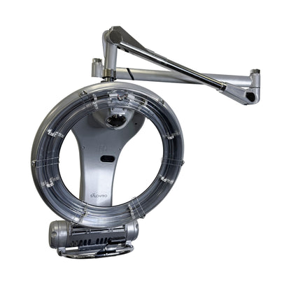 NEW SalonPro Orbiting Halo Infrared Hair Dryer & Color Processor – Wall Mount, Silver