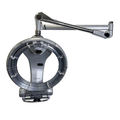 NEW SalonPro Orbiting Halo Infrared Hair Dryer & Color Processor – Wall Mount, Silver