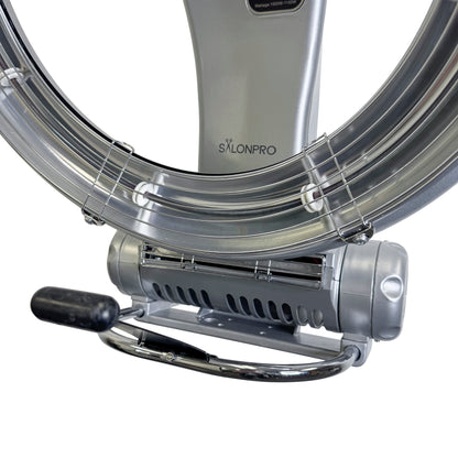 NEW SalonPro Orbiting Halo Infrared Hair Dryer & Color Processor – Wall Mount, Silver