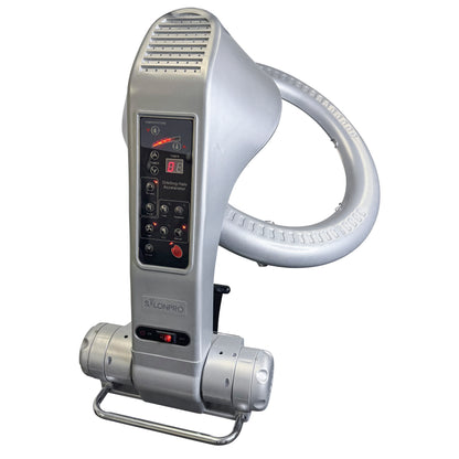 NEW SalonPro Orbiting Halo Infrared Hair Dryer & Color Processor – Wall Mount, Silver