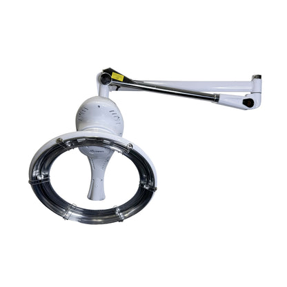 NEW SalonPro Orbiting Halo Compact Infrared Hair Dryer & Color Processor – Wall Mount, White