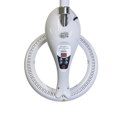 NEW SalonPro Orbiting Halo Compact Infrared Hair Dryer & Color Processor – Wall Mount, White