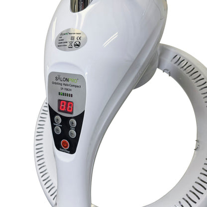 NEW SalonPro Orbiting Halo Compact Infrared Hair Dryer & Color Processor – Wall Mount, White