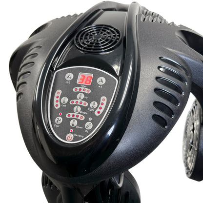 SalonPro Multi-Zone+ Infrared Hair Dryer & Color Processor – Rolling Base, Black
