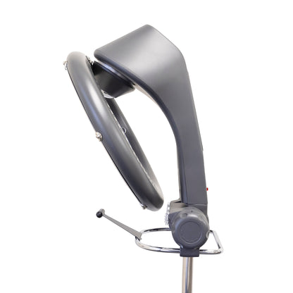 SalonPro Orbiting Halo Infrared Hair Dryer & Color Processor – Rolling Base, Grey
