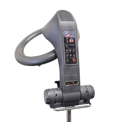 SalonPro Orbiting Halo Infrared Hair Dryer & Color Processor – Rolling Base, Grey