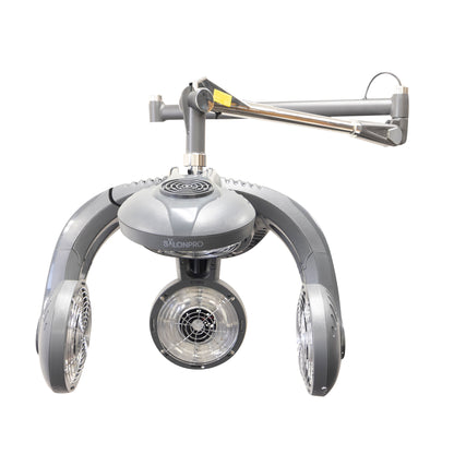 SalonPro Multi-Zone+ Infrared Hair Dryer & Color Processor – Wall Mount, Grey