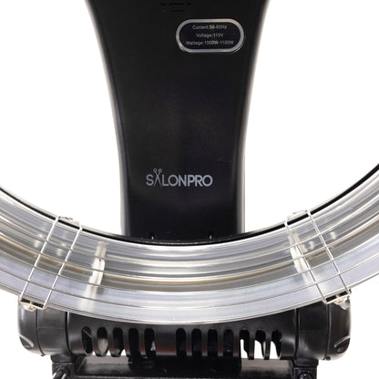 SalonPro Orbiting Halo Infrared Hair Dryer & Color Processor – Wall Mount, Black