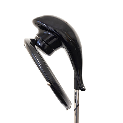 SalonPro Orbiting Halo Compact Infrared Hair Dryer & Color Processor – Rolling Base, Black