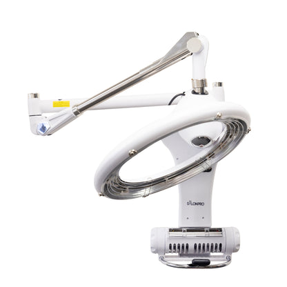 SalonPro Orbiting Halo Infrared Hair Dryer & Color Processor - Wall Mount, White