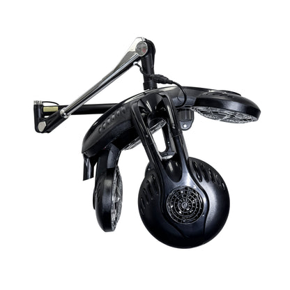 SalonPro Multi-Zone+ Infrared Hair Dryer & Color Processor – Wall Mount, Black