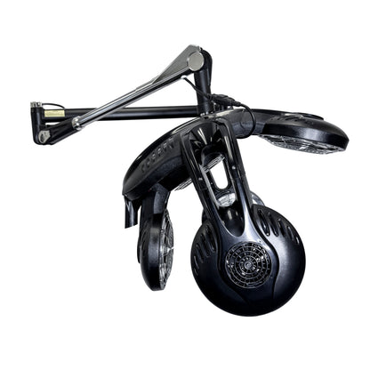 SalonPro Multi-Zone+ Infrared Hair Dryer & Color Processor – Wall Mount, Black