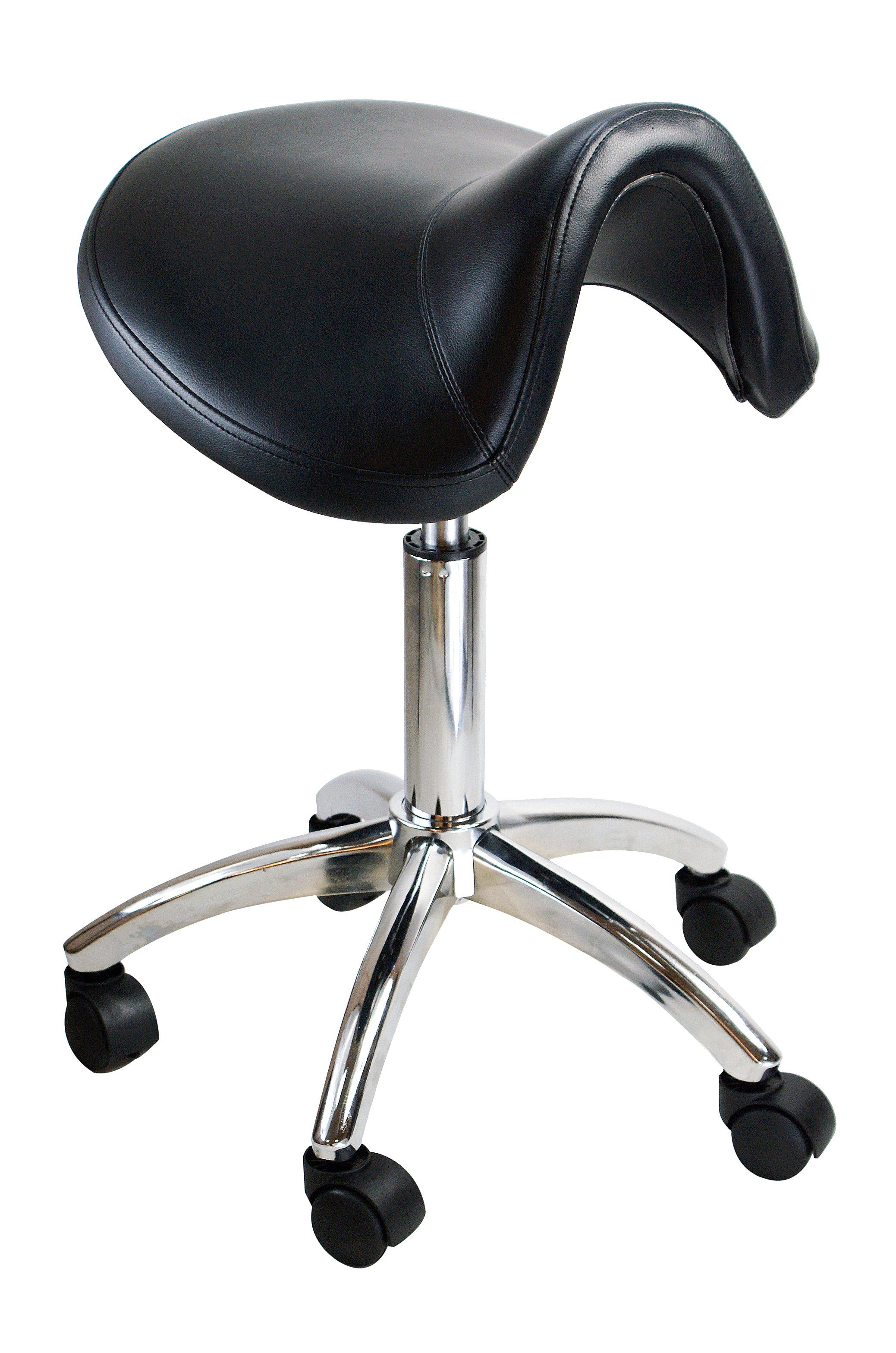 SalonPro Adjustable Swivel Saddle Stool – High Quality – SalonPro Beauty
