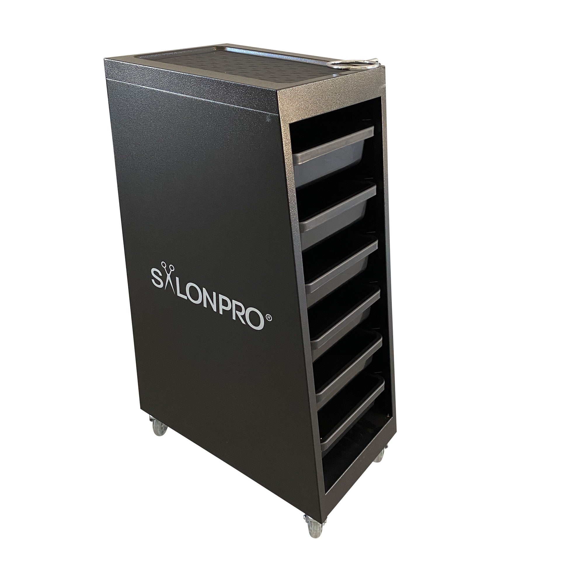 SalonPro 5 Drawer Metal Styling Cabinet Storage & Coloring Trolley w/ Rolling Wheels Styling Trolley SalonPro Equipment 