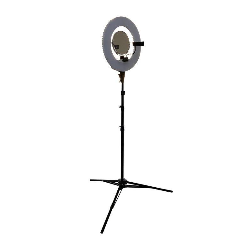 SalonPro LED Adjustable Ring Light for Salon Photography w/ Phone Mount & Mirror Light SalonPro Equipment 